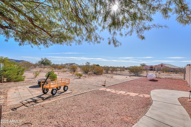 view of yard with a patio