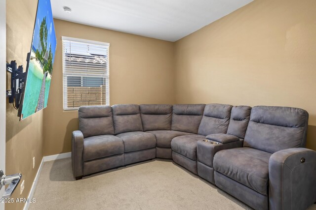 6919 S 13th Pl, Phoenix, AZ 85042 - carpeted living room with baseboards