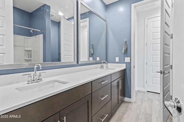 6919 S 13th Pl, Phoenix, AZ 85042 - full bath with double vanity and a shower