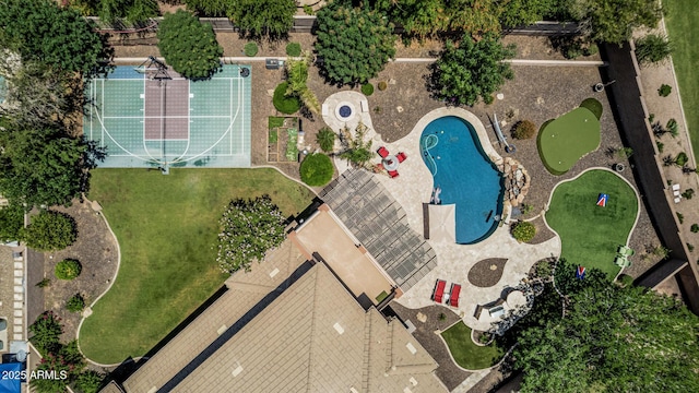 4463 S Oregon Ct, Chandler, AZ 85248 - drone / aerial view of a pool
