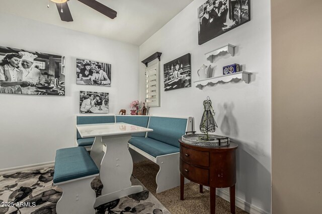 4463 S Oregon Ct, Chandler, AZ 85248 - office space featuring a ceiling fan and baseboards