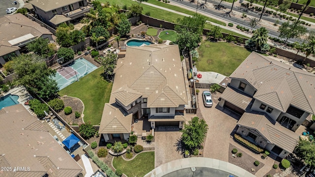 4463 S Oregon Ct, Chandler, AZ 85248 - bird's eye view of a pool area