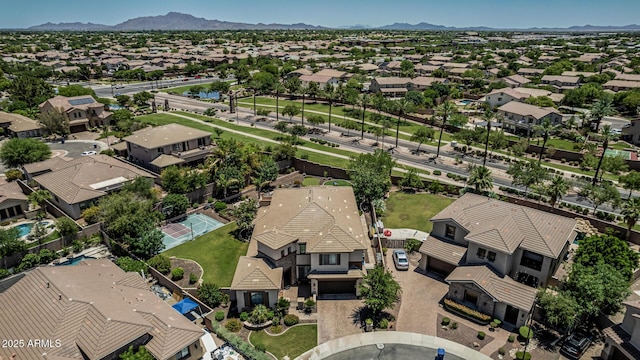 4463 S Oregon Ct, Chandler, AZ 85248 - aerial view of residential area featuring mountains