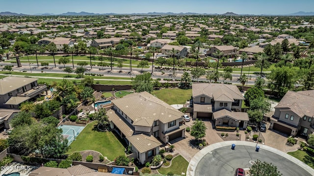 4463 S Oregon Ct, Chandler, AZ 85248 - aerial view of residential area featuring mountains