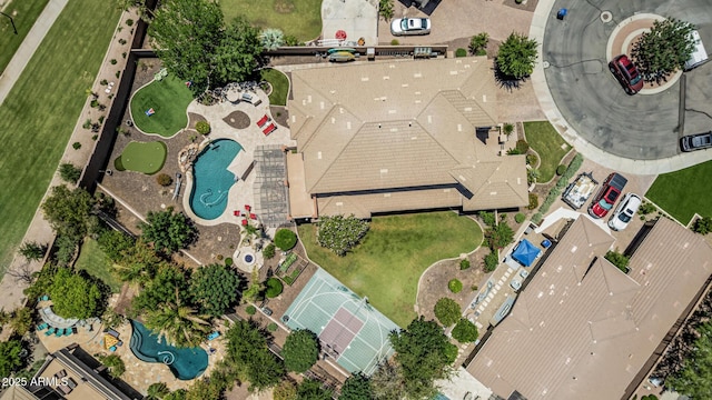 4463 S Oregon Ct, Chandler, AZ 85248 - bird's eye view of a pool area