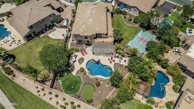 4463 S Oregon Ct, Chandler, AZ 85248 - drone / aerial view of a pool