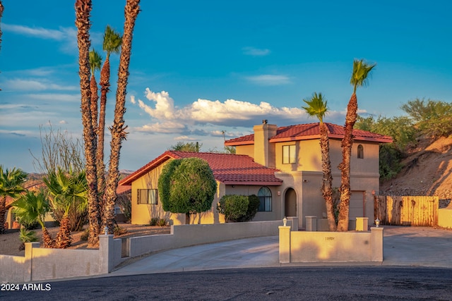 view of mediterranean / spanish home