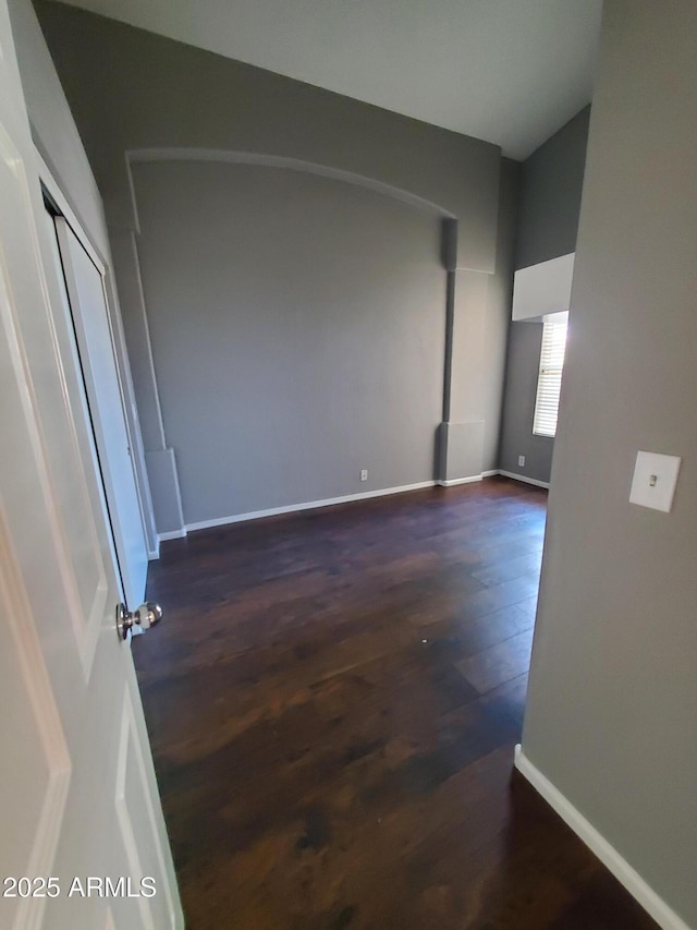 351 S Apache Dr, Chandler, AZ 85224 - spare room with dark wood-type flooring and baseboards