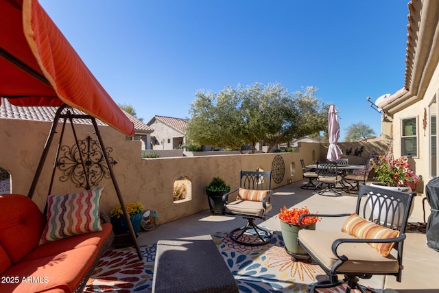 view of patio