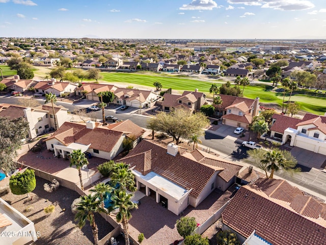 6118 E Star Valley St, Mesa, AZ 85215 - drone / aerial view featuring view of golf course and a residential view