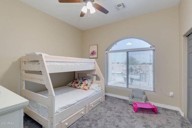 1101 S 4th St, Avondale, AZ 85323 - carpeted bedroom featuring multiple windows and ceiling fan