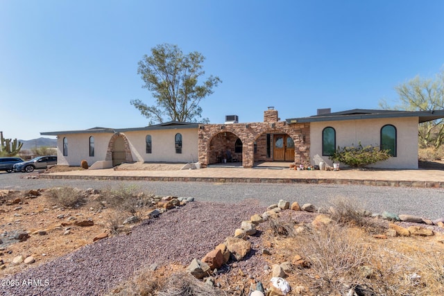 1024 E Saddle Mountain Rd, Phoenix, AZ 85086 - view of front of property with stucco siding