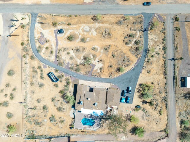 1024 E Saddle Mountain Rd, Phoenix, AZ 85086 - aerial view of property and surrounding area featuring a desert landscape and rural landscape