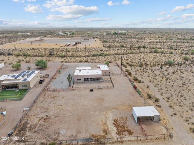 bird's eye view featuring a rural view