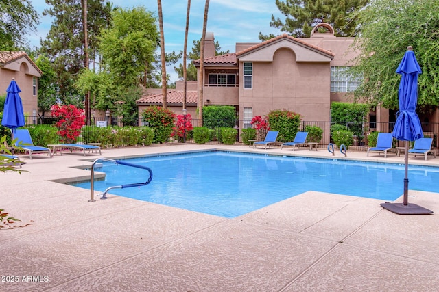 10101 N Arabian Trl Unit 2018, Scottsdale, AZ 85258 - community pool featuring fence and a patio
