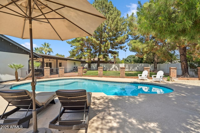 401 E Braeburn Dr, Phoenix, AZ 85022 - view of swimming pool with a patio area