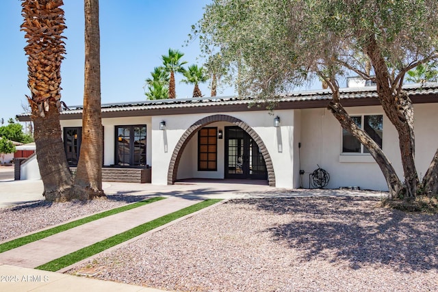 3646 W Brown St, Phoenix, AZ 85051 - mediterranean / spanish home with french doors and stucco siding