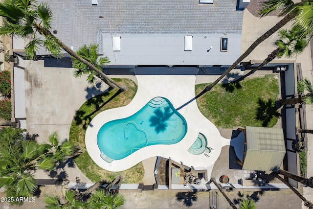 3646 W Brown St, Phoenix, AZ 85051 - view of subject property with a pool