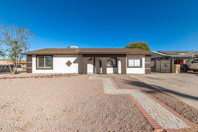 view of ranch-style house