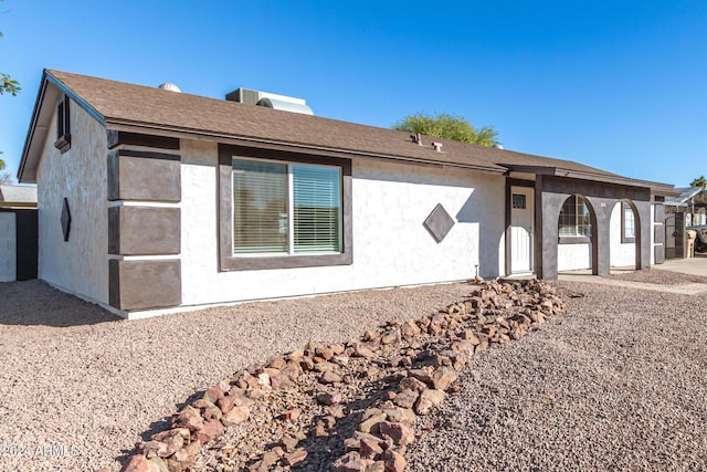 view of ranch-style home