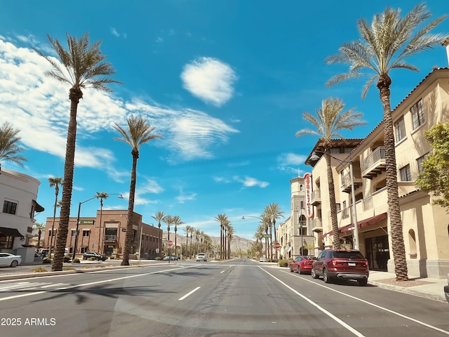 view of road