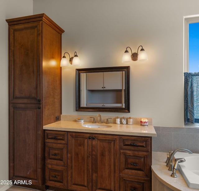36813 N 109th Way, Scottsdale, AZ 85262 - full bathroom with vanity and a garden tub