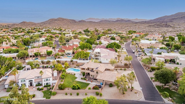 12015 S Tuzigoot Dr, Phoenix, AZ 85044 - aerial view of residential area featuring a mountainous background
