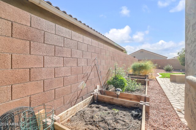 view of yard with a patio area