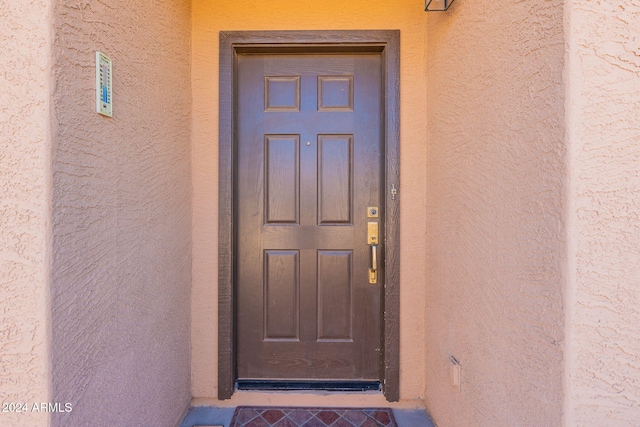 view of property entrance