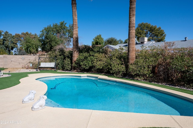 view of pool