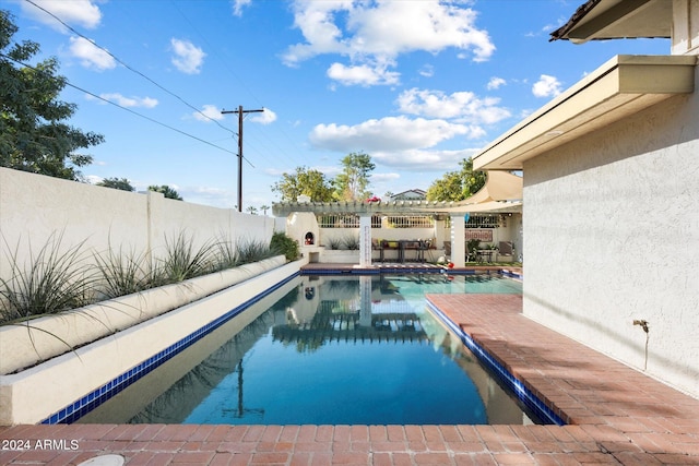 view of pool