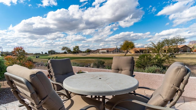 view of patio / terrace with outdoor dining space