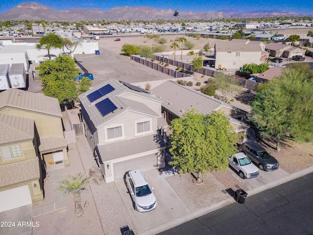 10856 E Arcadia Ave, Mesa, AZ 85208 - aerial view of residential area with a mountain backdrop
