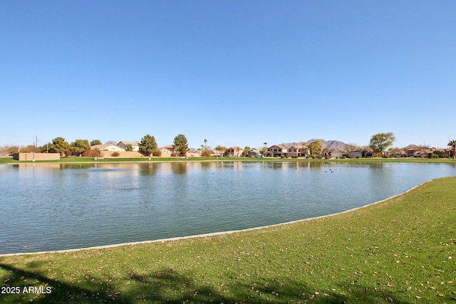 view of water feature