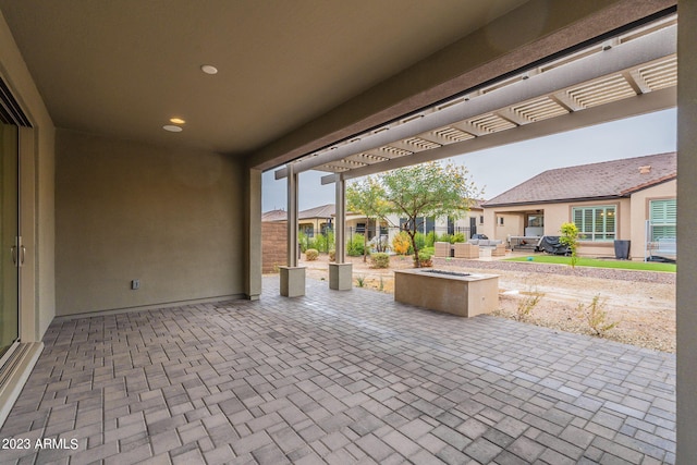 view of patio