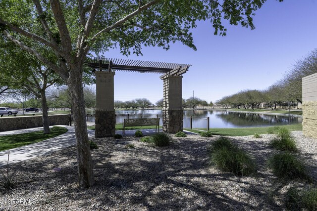 property view of water