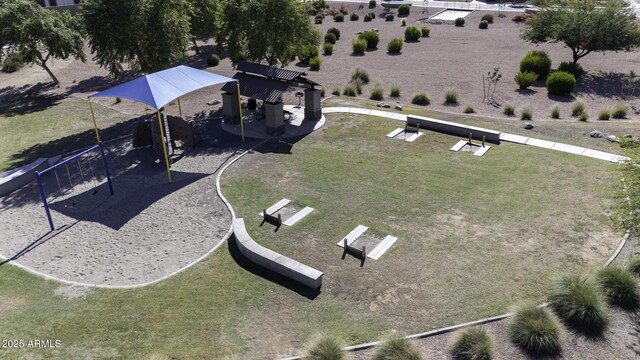 drone / aerial view