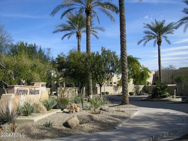 exterior space with fence