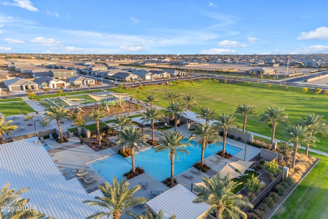 22634 E Roundup Way, Queen Creek, AZ 85142 - aerial view of residential area