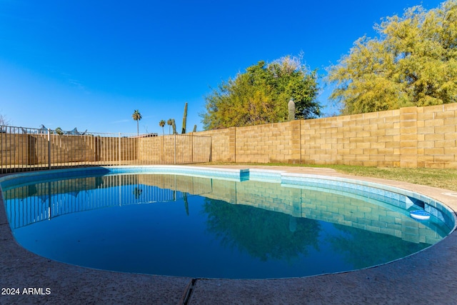 view of pool