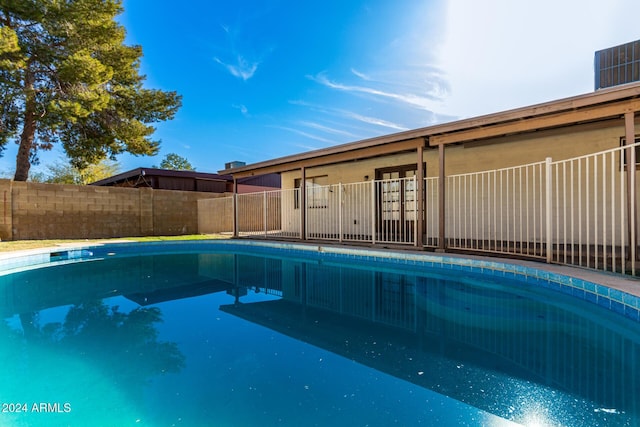 view of pool