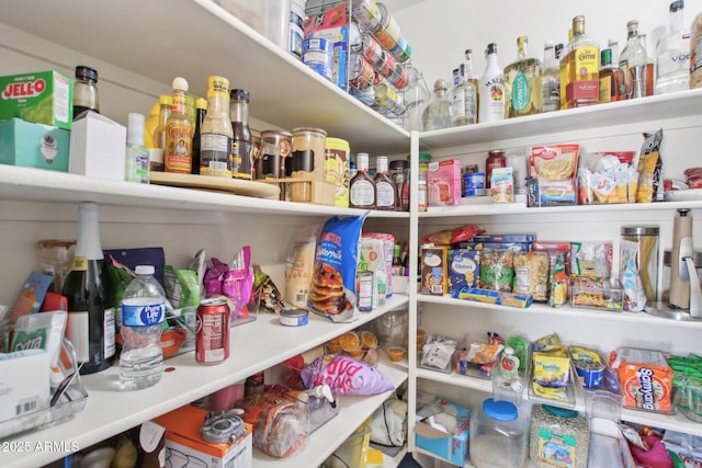 view of pantry