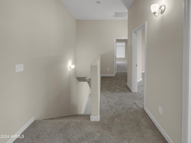 interior space with carpet flooring