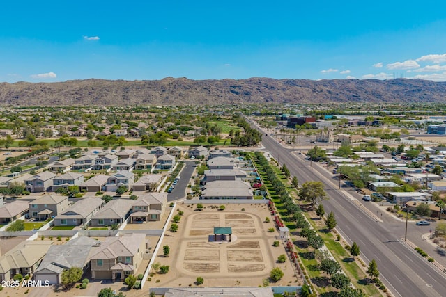 6550 S 24th Pl, Phoenix, AZ 85042 - aerial perspective of suburban area featuring mountains
