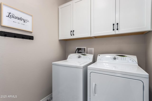 6550 S 24th Pl, Phoenix, AZ 85042 - laundry room featuring washer and clothes dryer and cabinet space