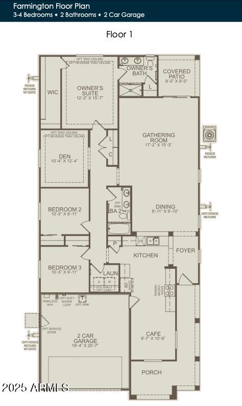 6550 S 24th Pl, Phoenix, AZ 85042 - floor plan / room layout