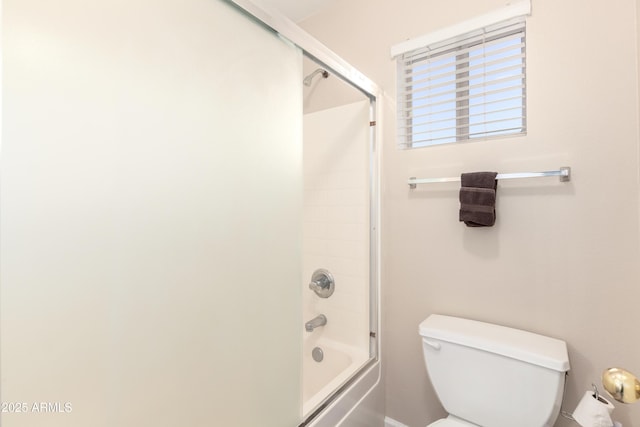 8637 W Kathleen Rd, Peoria, AZ 85382 - bathroom with combined bath / shower with glass door and toilet