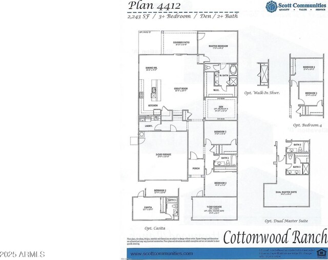 1241 E Palo Verde Dr, Casa Grande, AZ 85122 - floor plan / room layout