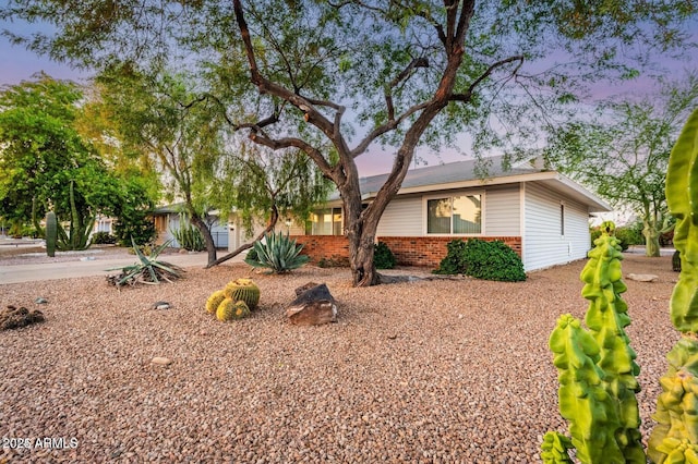 view of ranch-style home