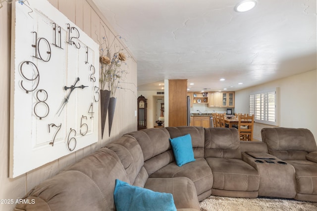 1445 W Wood Dr, Phoenix, AZ 85029 - living room featuring recessed lighting